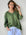 lydia top - moss linen Apparel