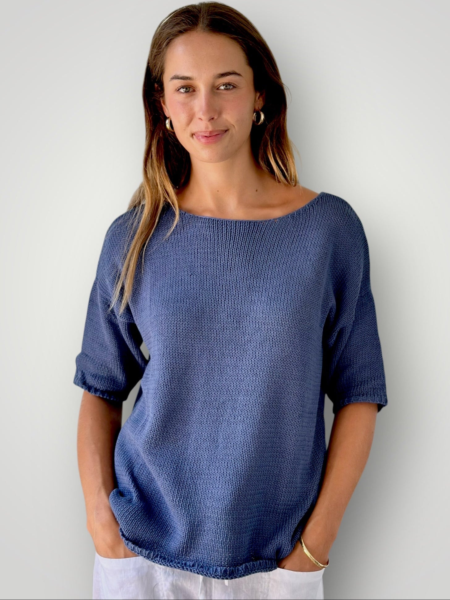 alex knit-denim cotton Apparel
