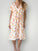 harper dress mid length -citrus flower cotton Apparel