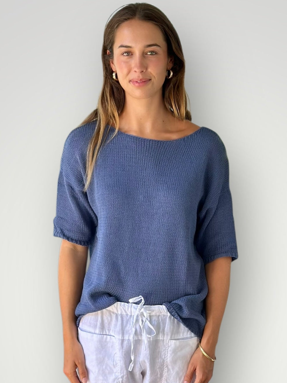alex knit-denim cotton Apparel