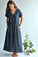 harper dress - charcoal linen Apparel