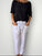 jessie pant-white linen Apparel