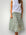 lola skirt - moss floral linen Apparel