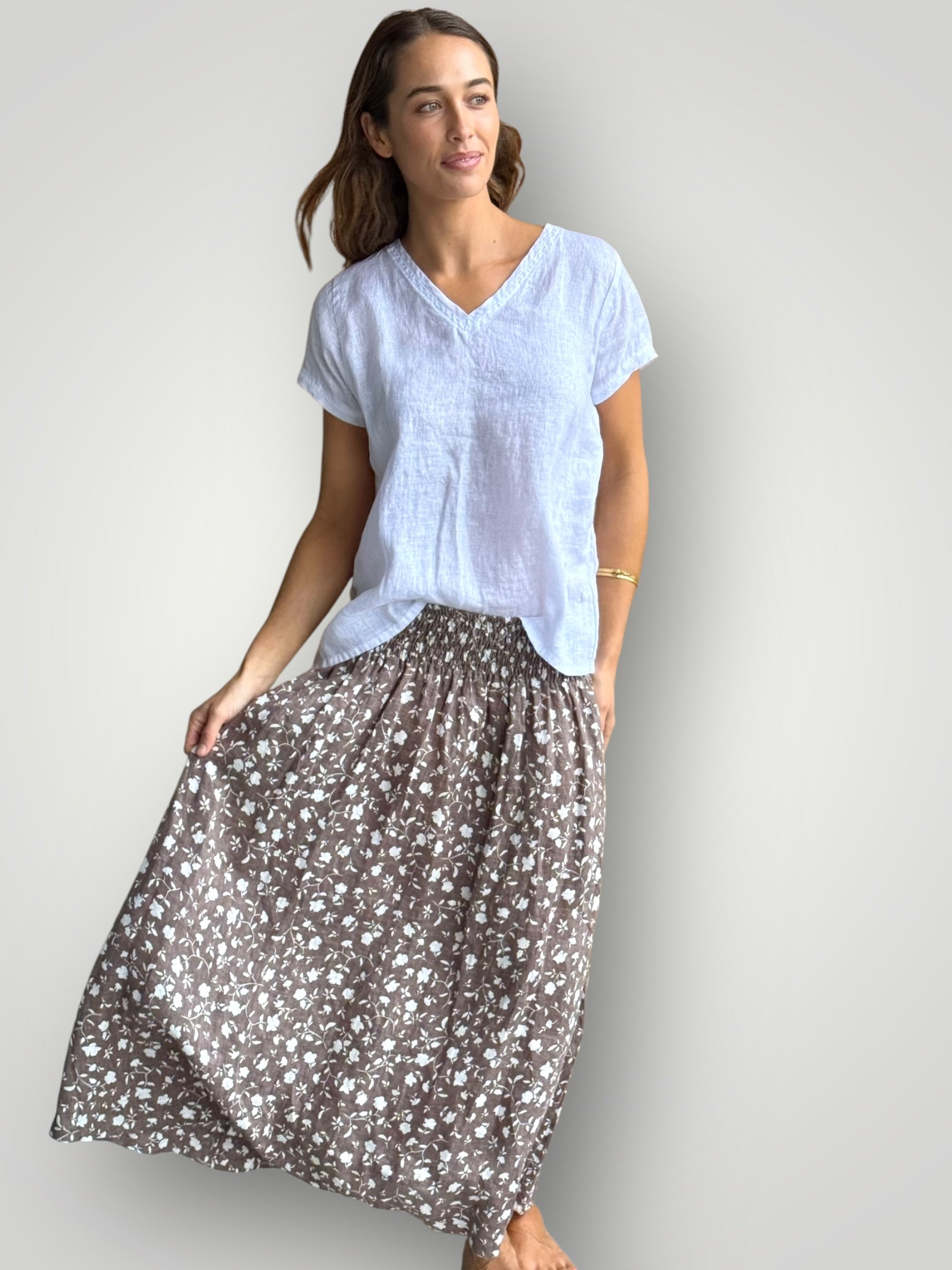 lulu skirt - soil floral Apparel
