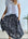 lola skirt - navy floral linen Apparel