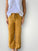 fleur straight leg pants - turmeric linen Apparel
