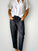 jessie pant-charcoal linen Apparel