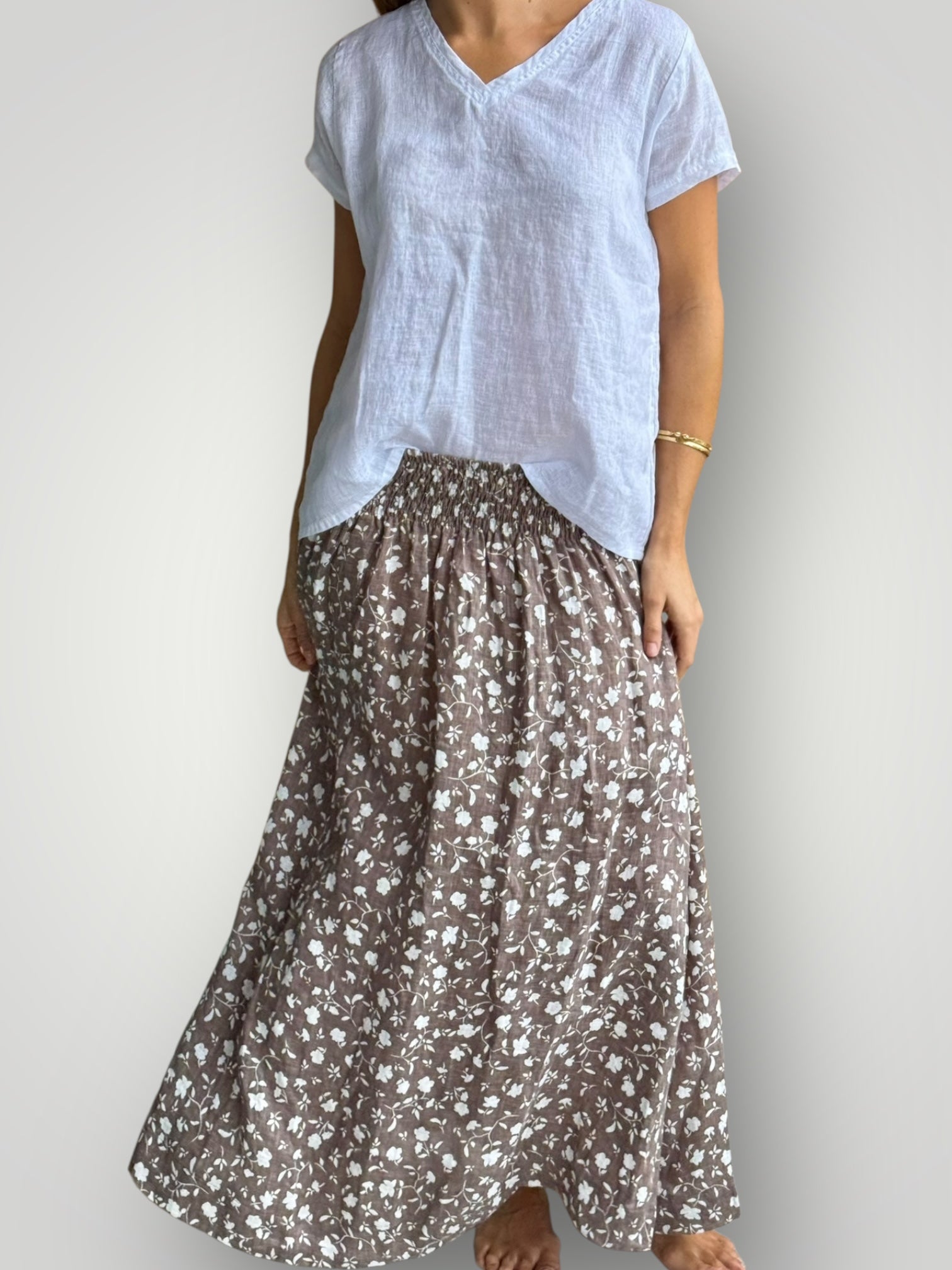 lulu skirt - soil floral Apparel