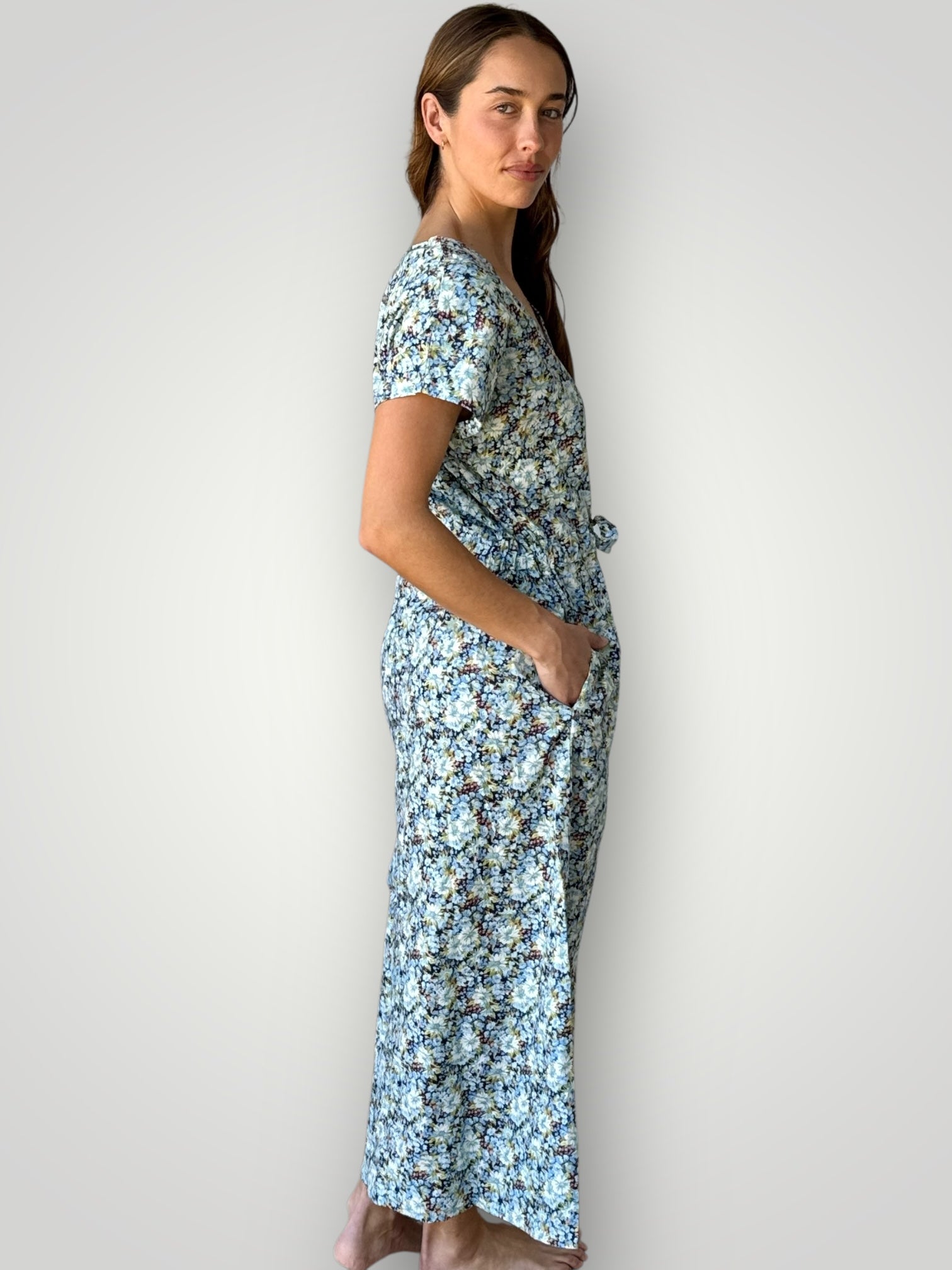 harper dress - floral garden Japanese cotton Apparel