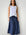lulu skirt- navy linen Apparel