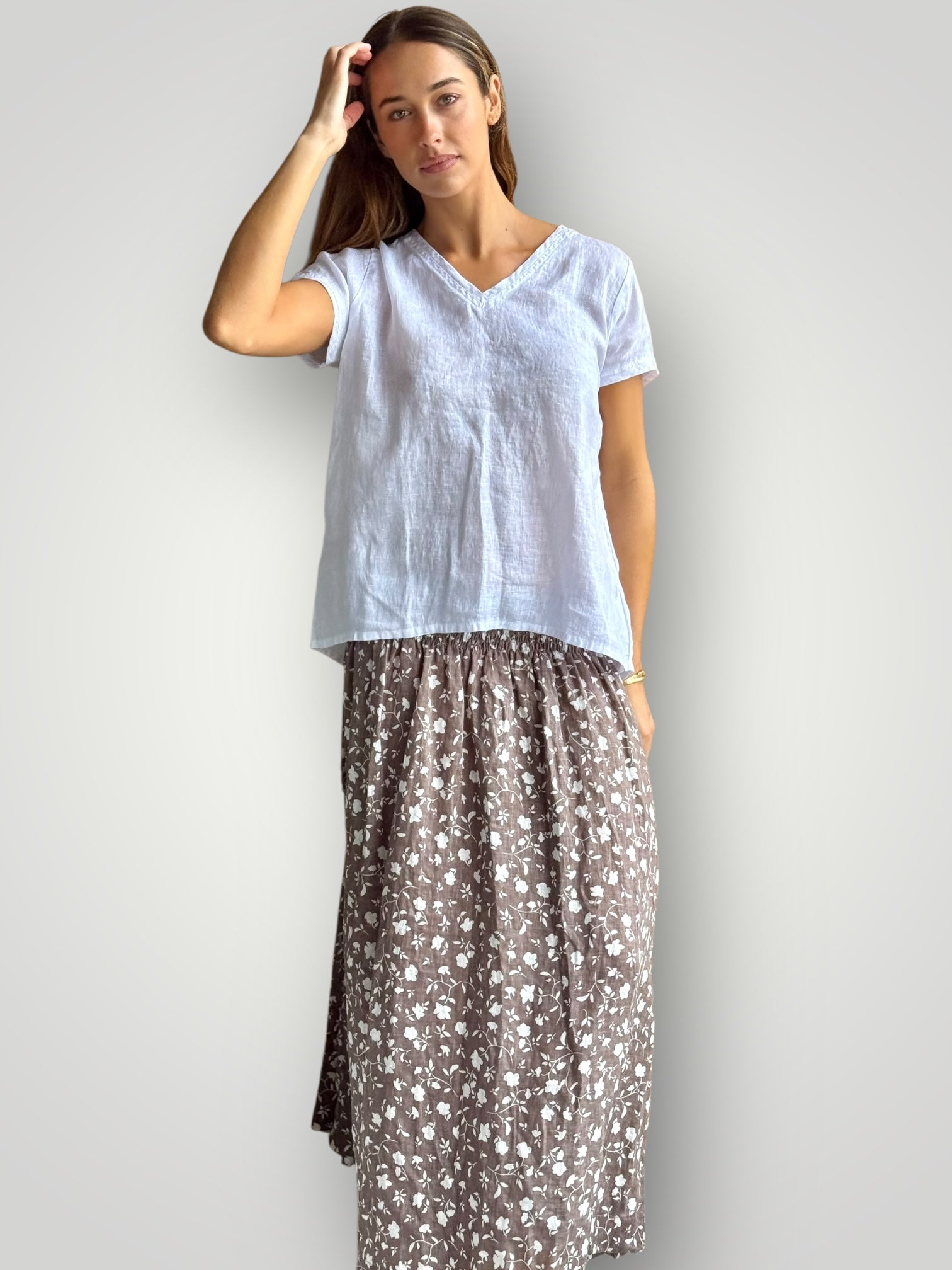 lulu skirt - soil floral Apparel