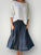 lola skirt - charcoal linen Apparel