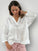francis top - white linen Apparel
