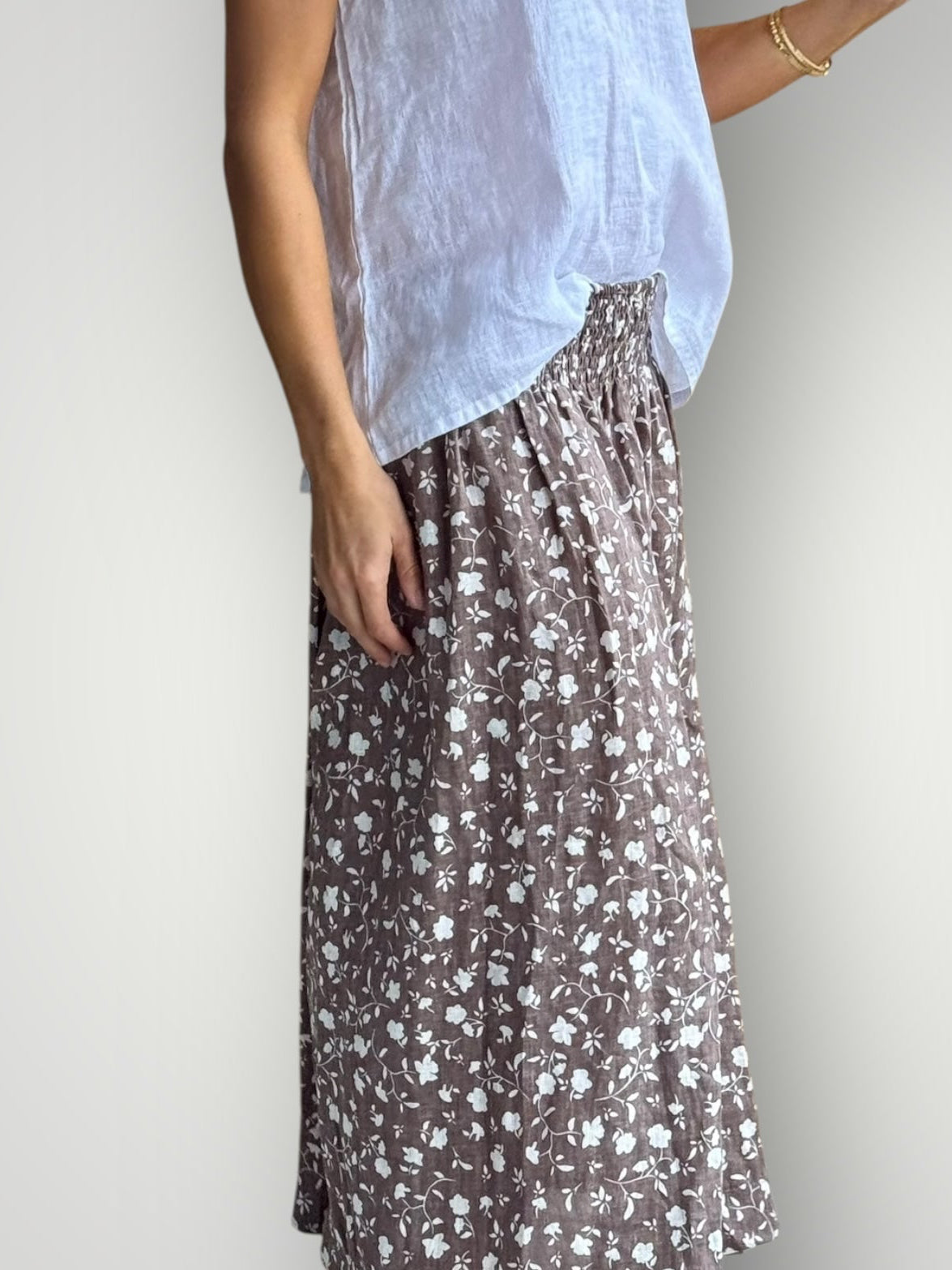 lulu skirt - soil floral Apparel