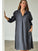 bianca dress -charcoal linen Apparel