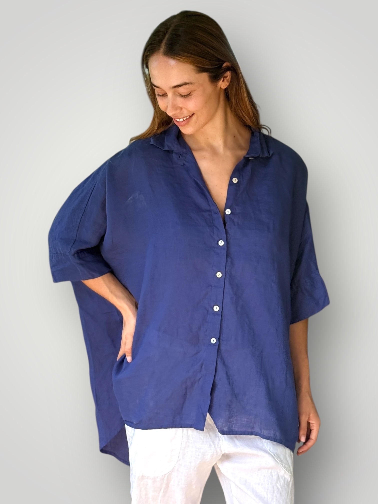 issey shirt - blue dusk Apparel