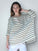 avril top - sage stripe linen Apparel