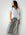 lola skirt-small black stripe linen Apparel