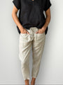 jessie pant-natural linen Apparel