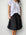 zoe skirt - black linen Apparel