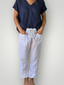 darcy pant - white linen Apparel