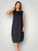 adele dress - black linen Apparel