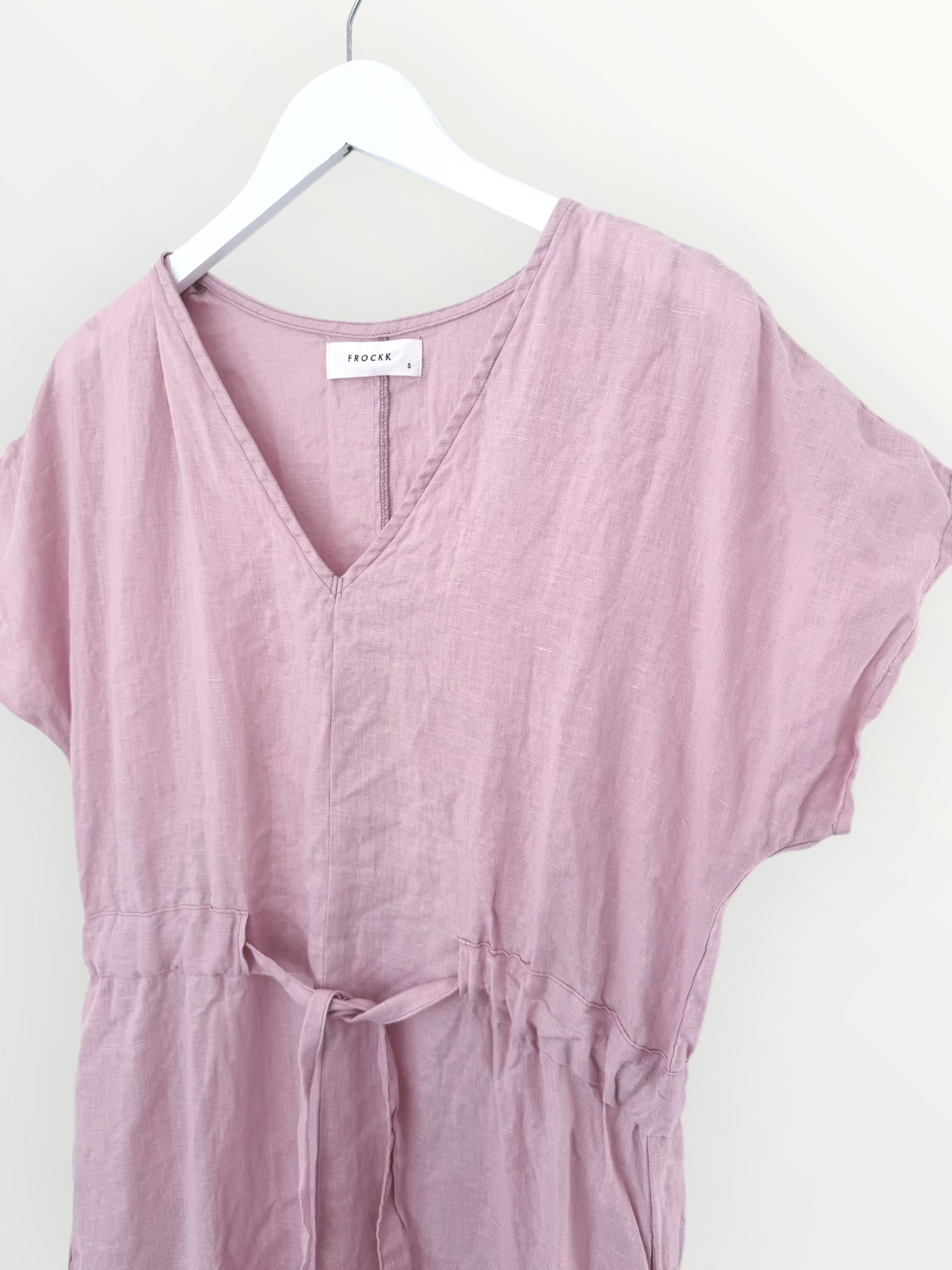 harper dress - peony linen Apparel