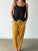 jessie pant-turmeric linen Apparel