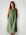 becky dress - moss spot linen Apparel