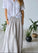 lulu skirt - pewter linen Apparel