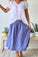 lola skirt-cornflower linen Apparel