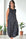 adele dress - black spot linen Apparel