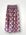 lulu skirt - merlot flower cotton Apparel