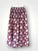 lulu skirt - merlot flower cotton Apparel