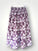 lulu skirt - purple floral cotton Apparel