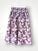 lola skirt - purple floral cotton Apparel