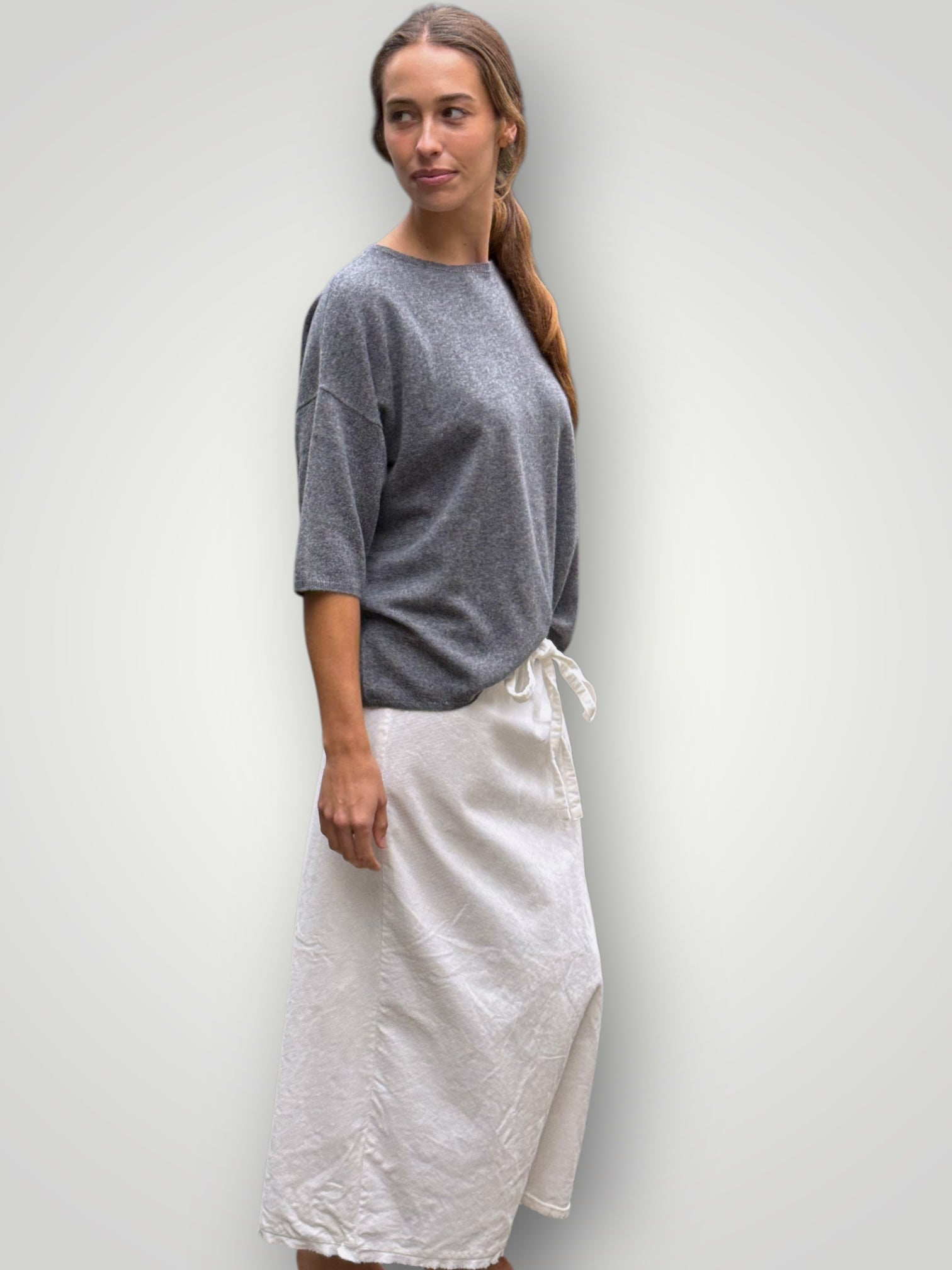 anthea skirt-winter white cord Apparel
