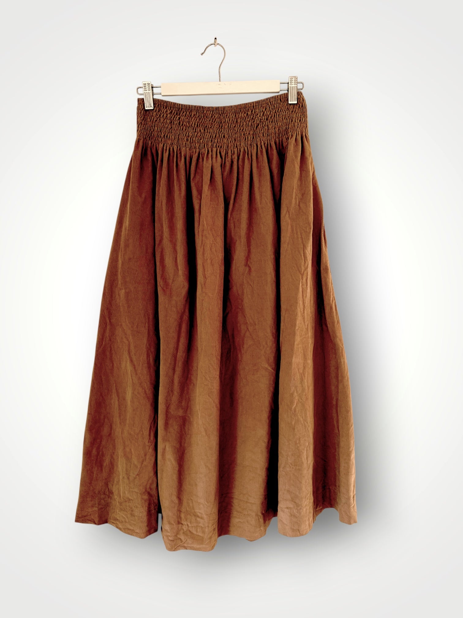 lulu skirt - toffee cord