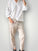 darcy pants - natural linen General
