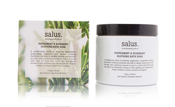 Salus - peppermint & rosemary soothing bath soak Beauty & Pamper