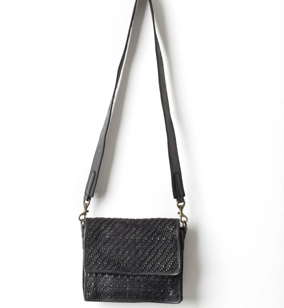 Juju-hut weave crossbody bag - black accessories