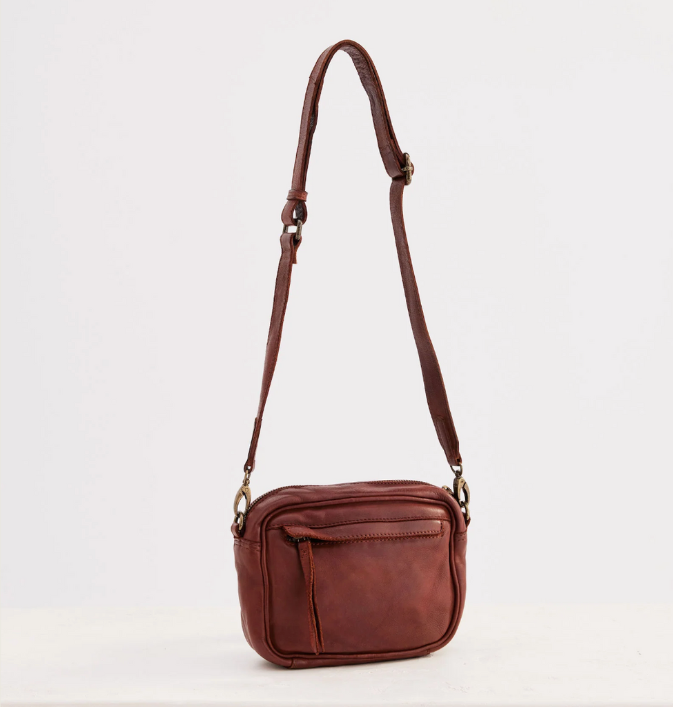 juju camera crossbody - cognac General