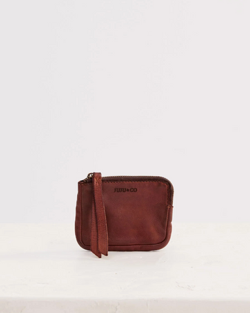 juju compact pouch - cognac General