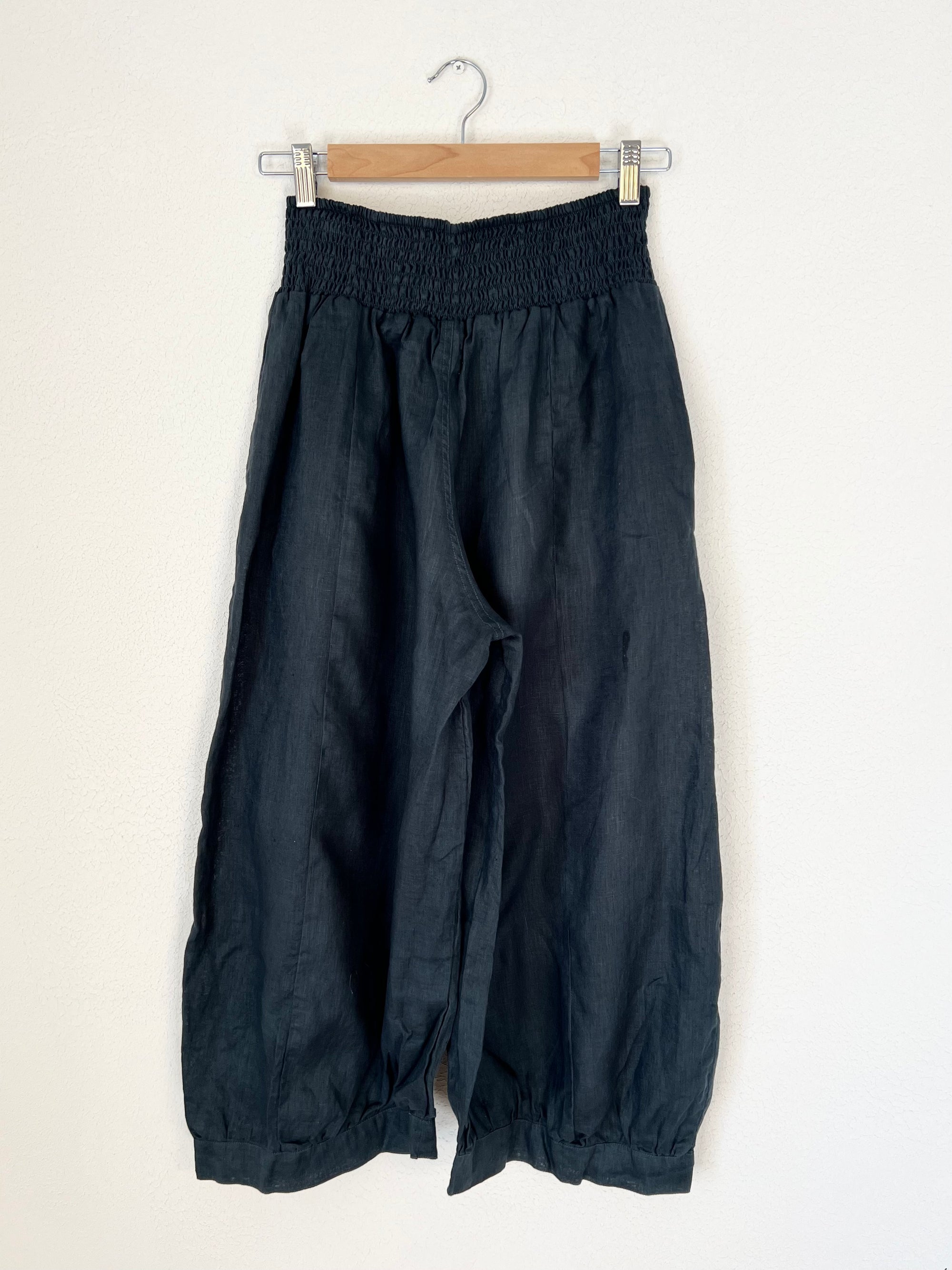 jackie pant - charcoal linen Apparel  